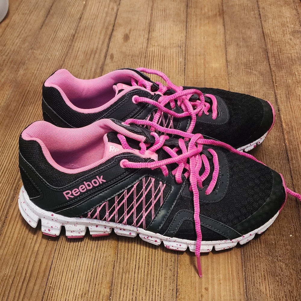 Reebok SmoothFlex Flyer Memory Foam Pink Shoes